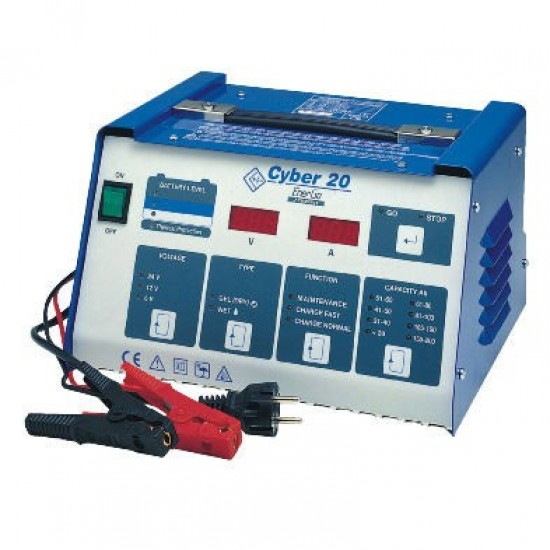 CEMONT Επαγγελματικός Φορτιστής - εκκινητης εως 300Ah CYBER 600 εως 24 ΑΤΟΚΕΣ ΔΟΣΕΙΣ