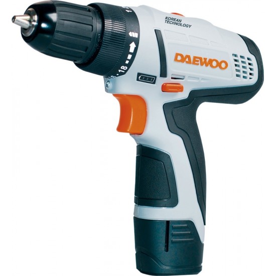 DAEWOO DALD-108QL Επαναφορτιζόμενο δραπανοκατσάβιδο 10.8V 24782