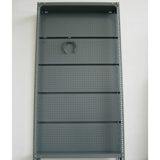 Διάτρητες Πλάτες Τύπου dexion σε γκρί και λευκό ΑΠΟ