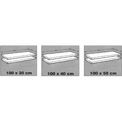 DEXION Π152000 Μεταλλικό ράφι για ραφιέρα Fino 100x50