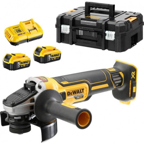 DEWALT DCG405P2-QW Γωνιακός Τροχός 125mm 18V / εως 12 ΑΤΟΚΕΣ ΔΟΣΕΙΣ