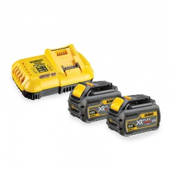 DEWALT DCB118T2-QW Φορτιστής XR  με 2 X 6.0Ah Μπαταρίες  εως 12 ΑΤΟΚΕΣ ΔΟΣΕΙΣ