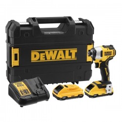 DEWALT DCF809L2T Παλμικο Κατσαβιδι 18V 2x3.0Ah  εως 12 ΑΤΟΚΕΣ ΔΟΣΕΙΣ