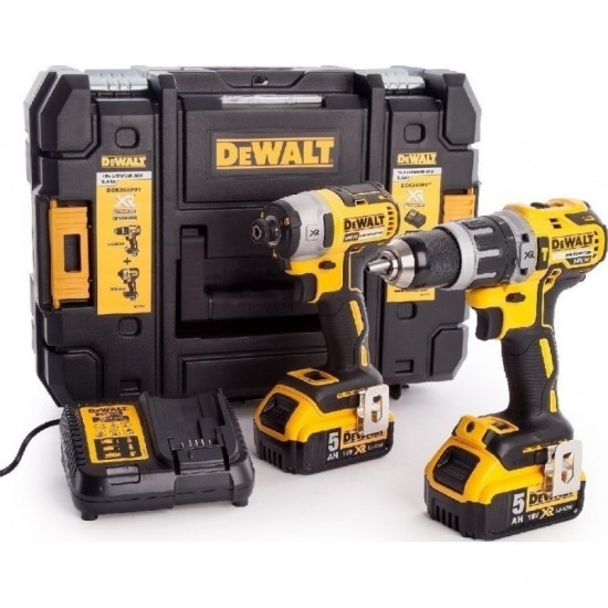 DΕWALT DCK266P2T Σετ Κρουστικό Δραπανοκατσάβιδο και Παλμικό Κατσαβίδι 18V 5.0AH 