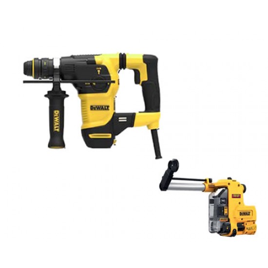 DEWALT D25335K-QS Πνευματικό Πιστολέτο με Απορροφητήρα Σκόνης 3KG SDS-Plus 3.5J  εως 24 ΑΤΟΚΕΣ ΔΟΣΕΙΣ