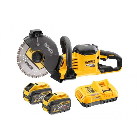 DEWALT DCS690X2-QW Δισκοπρίονο μπετού 54V XR brushless Flexvolt με 2 μπαταρίες 9.0Ah και φορτιστή εως 24 ΑΤΟΚΕΣ ΔΟΣΕΙΣ DEWALT DCS690X2-QW Δισκοπρίονο μπετού 54V XR brushless Flexvolt με 2 μπαταρίες 9.0Ah και φορτιστή εως 24 ΑΤΟΚΕΣ ΔΟΣΕΙΣ