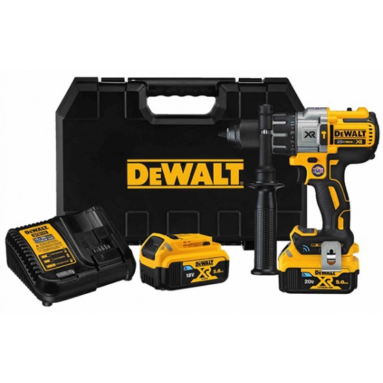 DEWALT DCD997P2B18V Κρουστικό Δραπανοκατσάβιδο XR TOOL CONNECT 5.0ΑΗ  εως 24 ΑΤΟΚΕΣ ΔΟΣΕΙΣ