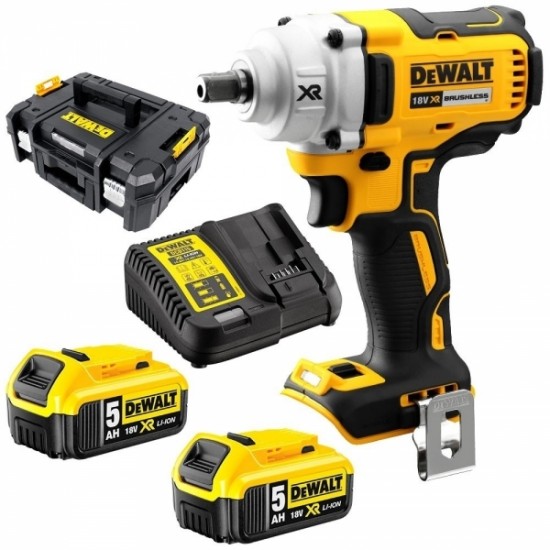 DEWALT DCF894P2 Μπουλονόκλειδο 1/2" με 2 μπαταρίες 5.0Ah και φορτιστή 18V Brushless Li-Ion εως 12 ΑΤΟΚΕΣ ΔΟΣΕΙΣ DEWALT DCF894P2 Μπουλονόκλειδο 1/2" με 2 μπαταρίες 5.0Ah και φορτιστή 18V Brushless Li-Ion εως 12 ΑΤΟΚΕΣ ΔΟΣΕΙΣ