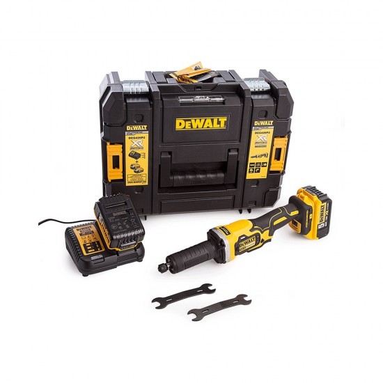 DEWALT DCG426P2 Ευθύς Τροχός 18V 2 x 5.0Ah XR Li-Ion και βαλίτσα KITBOX εως 12 ΑΤΟΚΕΣ ΔΟΣΕΙΣ DEWALT DCG426P2 Ευθύς Τροχός 18V 2 x 5.0Ah XR Li-Ion και βαλίτσα KITBOX εως 12 ΑΤΟΚΕΣ ΔΟΣΕΙΣ