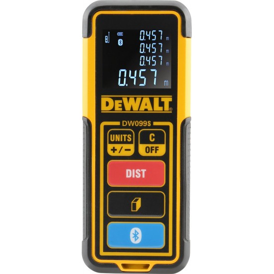 DEWALT DW099S-XJ Αποστασιόμετρο Laser 30 μέτρα Bluetooth εως 12 ΑΤΟΚΕΣ ΔΟΣΕΙΣ DEWALT DW099S-XJ Αποστασιόμετρο Laser 30 μέτρα Bluetooth εως 12 ΑΤΟΚΕΣ ΔΟΣΕΙΣ
