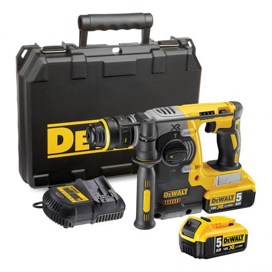 DEWALT DCH273P2-QW Πιστολέτο SDS-Plus 18V 5.0ΑH XR εως 24 ΑΤΟΚΕΣ ΔΟΣΕΙΣ