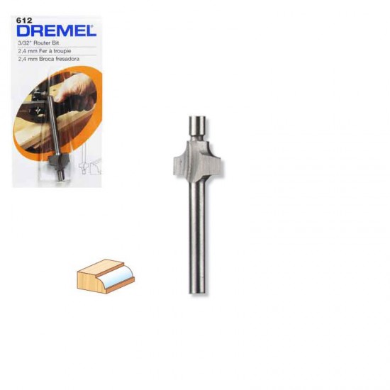 DREMEL 612 Φρέζα διαμόρφωσης (HSS) 2615061232