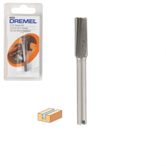 DREMEL 652 Φρέζα διαμόρφωσης 4.8mm (HSS) 2615065232 DREMEL 652 Φρέζα διαμόρφωσης 4.8mm (HSS) 2615065232