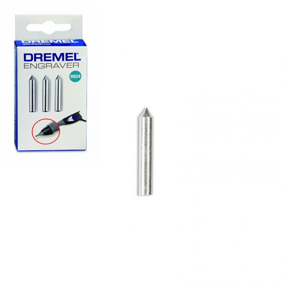 DREMEL 9924 Μύτες χάραξης καρβιδίου 3τεμ. 26159924JA