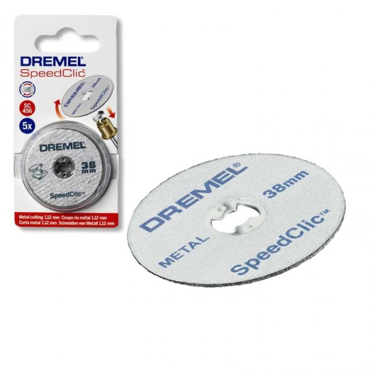 DREMEL SC456 Δίσκοι κοπής Μετάλλου EZ SpeedClic 5τεμ. 2615S456JC DREMEL SC456 Δίσκοι κοπής Μετάλλου EZ SpeedClic 5τεμ. 2615S456JC