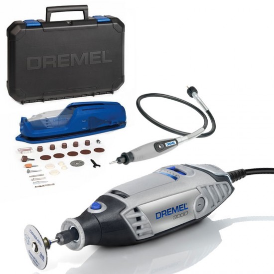DREMEL Πολυεργαλείο 3000 (3000-1/25 EZ) με 25 Αξεσουάρ, F0133000JS