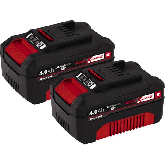 EINHELL Power X-Change Twin Pack 2 Μπαταρίες x 4Ah 4511489 ΕΩΣ 6 ΑΤΟΚΕΣ ΔΟΣΕΙΣ EINHELL Power X-Change Twin Pack 2 Μπαταρίες x 4Ah 4511489 ΕΩΣ 6 ΑΤΟΚΕΣ ΔΟΣΕΙΣ