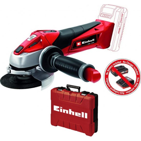 EINHELL TE-AG 18/115 Li Solo Acc Γωνιακός τροχός μπαταρίας 18V σε βαλίτσα 4431123 EINHELL TE-AG 18/115 Li Solo Acc Γωνιακός τροχός μπαταρίας 18V σε βαλίτσα 4431123