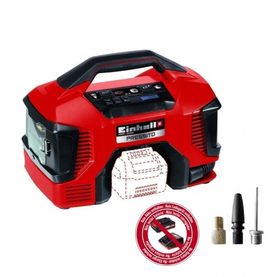 EINHELL TE-AC 18/11 Li AC-Solo Αεροσυμπιεστής υβριδικός (χωρίς μπαταρία και φορτιστή) 4020460 