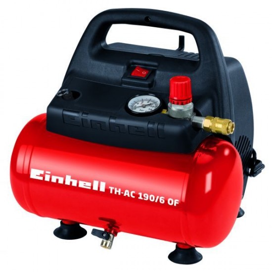 EINHELL TH-AC 190/6/8 OF Αεροσυμπιεστής (Χωρίς Λάδι) 6lt 4020495 εως 6 ΑΤΟΚΕΣ ΔΟΣΕΙΣ