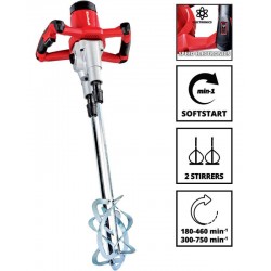 EINHELL ΤE-ΜΧ 1600-2 CΕ TWIN Αναδευτήρας 1600W 4258561 εως 6 ΑΤΟΚΕΣ ΔΟΣΕΙΣ