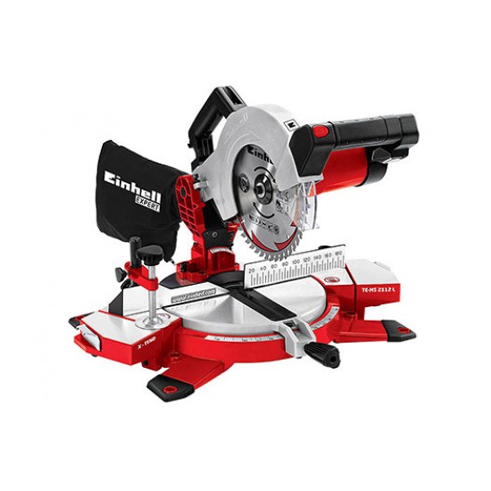 EINHELL TE-MS 2112 L Φαλτσοπρίονο με Laser Φ210mm 1400W 4300840 