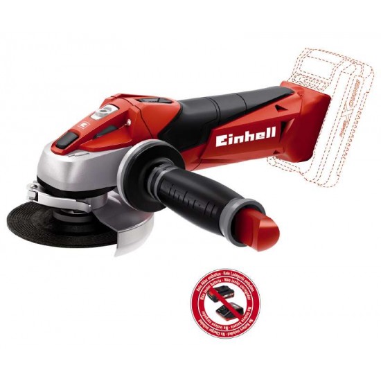 EINHELL TE-AG 18 Li-Solo Επαναφορτιζόμενος Γωνιακός Τροχός Solo 4431110