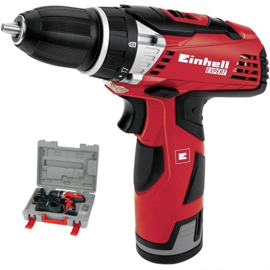 EINHELL TE-CD 12 Li Επαναφορτιζόμενο Δραπανοκατσάβιδο 12V με μπαταρία και ταχυφορτιστή 4513600 EINHELL TE-CD 12 Li Επαναφορτιζόμενο Δραπανοκατσάβιδο 12V με μπαταρία και ταχυφορτιστή 4513600