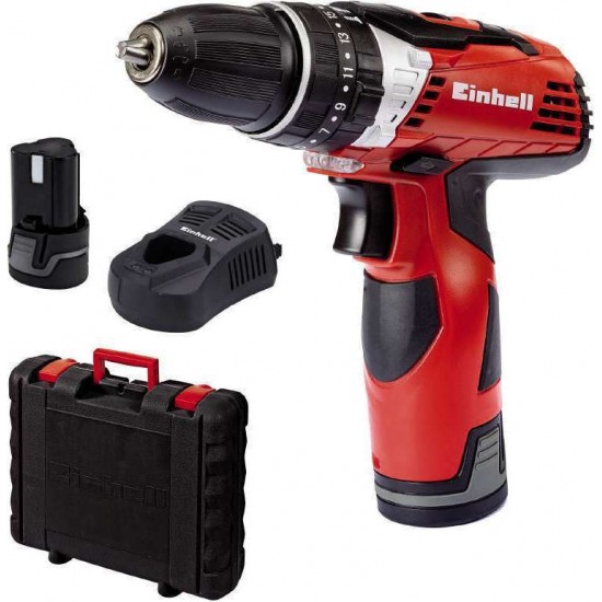 EINHELL ΤE-CD 12 Li-i Επαναφορτιζόμενο Δραπανοκατσάβιδο 12V με 2 μπαταρίες 2x2,0Ah 4513612 EINHELL ΤE-CD 12 Li-i Επαναφορτιζόμενο Δραπανοκατσάβιδο 12V με 2 μπαταρίες 2x2,0Ah 4513612