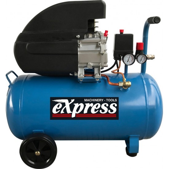 EXPRESS Αεροσυμπιεστής Monoblock 50 lt 2 hp  40134 εως 6 ΑΤΟΚΕΣ ΔΟΣΕΙΣ