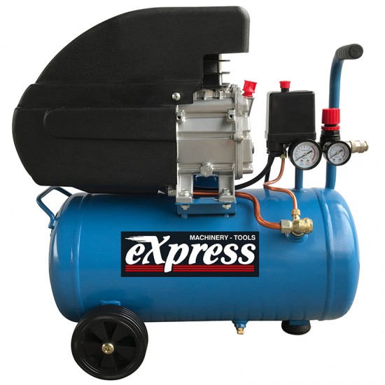 EXPRESS Αεροσυμπιεστής 24LT/2HP  μονομπλόκ 40133 ΕΩΣ 6 ΑΤΟΚΕΣ ΔΟΣΕΙΣ
