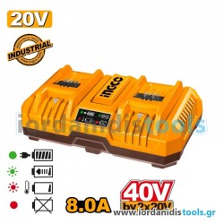 Ταχυφορτιστής 2 Θέσεων 2x20V 4A+4A FCLI2082