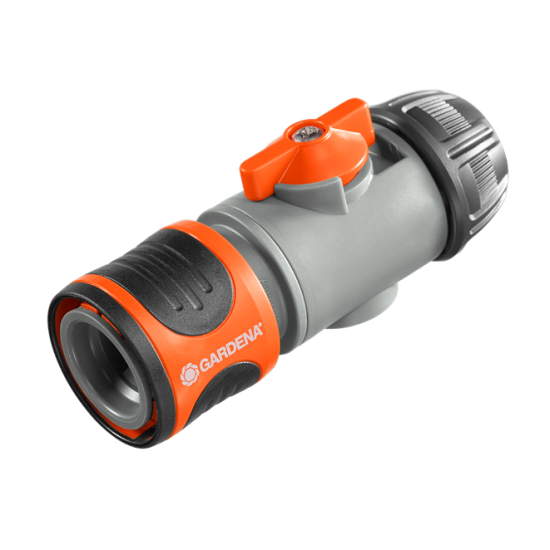 GARDENA 02942-20 Ταχυσύνδεσμος 1/2'' και 5/8'' με βάνα 