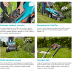GARDENA PowerMax Li-40/32  Χλοοκοπτική Μηχανή χωρίς μπαταρία 5039-55 εως 12 ΑΤΟΚΕΣ ΔΟΣΕΙΣ GARDENA PowerMax Li-40/32  Χλοοκοπτική Μηχανή χωρίς μπαταρία 5039-55 εως 12 ΑΤΟΚΕΣ ΔΟΣΕΙΣ