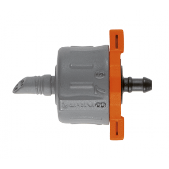 GARDENA 08316-29 Ακριανός σταλάκτης Micro-Drip ρυθμιζόμενης ροής 1-8lt/h 966960801 GARDENA 08316-29 Ακριανός σταλάκτης Micro-Drip ρυθμιζόμενης ροής 1-8lt/h 966960801