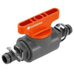 GARDENA 08358-29 Σύνδεσμος Micro-Drip 13mm με βάνα 901165801