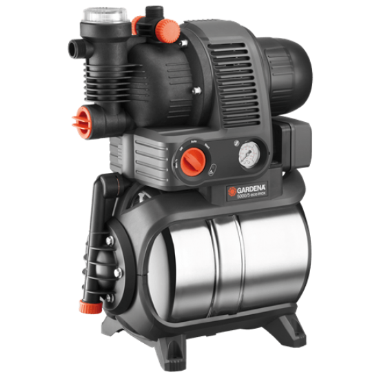 GARDENA 01756-20 Πιεστικό συγκρότημα 5000/5 Eco INOX με βαρελάκι 1200W 967246201 εως 6 ΑΤΟΚΕΣ ΔΟΣΕΙΣ