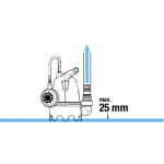 GARDENA 09005-29 Αντλία αποστράγγισης Eco Series 8800 για ακάθαρτα νερά 250W 970442701