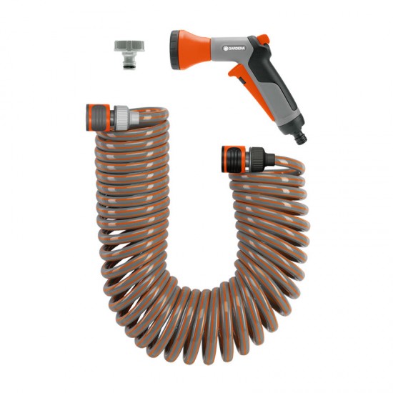 GARDENA 04647-20 Σετ Λάστιχο Σπιράλ με Συνδέσμους 10m GARDENA 04647-20 Σετ Λάστιχο Σπιράλ με Συνδέσμους 10m