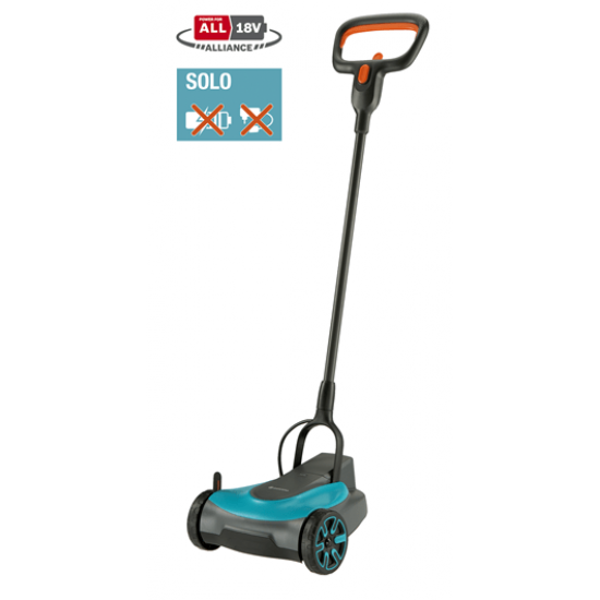GARDENA 14620-55 Χλοοκοπτική Μηχανή Μπαταρίας Solo Handymower 22/18V P4A εως 6 ΑΤΟΚΕΣ ΔΟΣΕΙΣ