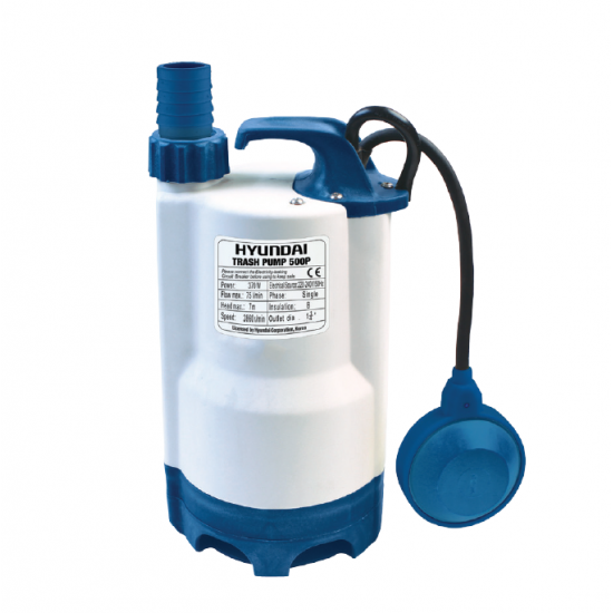 HYUNDAI TRASH PUMP 500P Yποβρύχια αντλία λυμάτων πλαστική 220V 0.5Hp 04H01 HYUNDAI TRASH PUMP 500P Yποβρύχια αντλία λυμάτων πλαστική 220V 0.5Hp 04H01