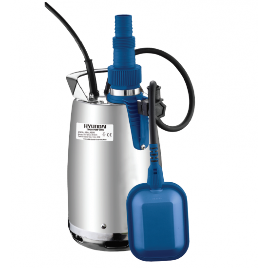 HYUNDAI TRASH PUMP 500S Yποβρύχια αντλία λυμάτων INOX 220V 0.6Hp 04H02