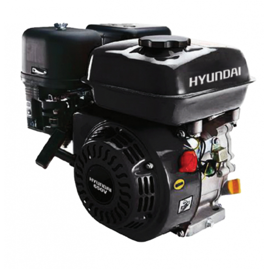 HYUNDAI 650P Κινητήρας βενζίνης  6,5 HP με Μίζα & Πάσο-Βόλτα 19 mm 50C06 