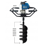 HYUNDAI HA630 Γεωτρύπανο (τριβέλα) δίχρονο 63cc διπλού χειριστή 80D05 