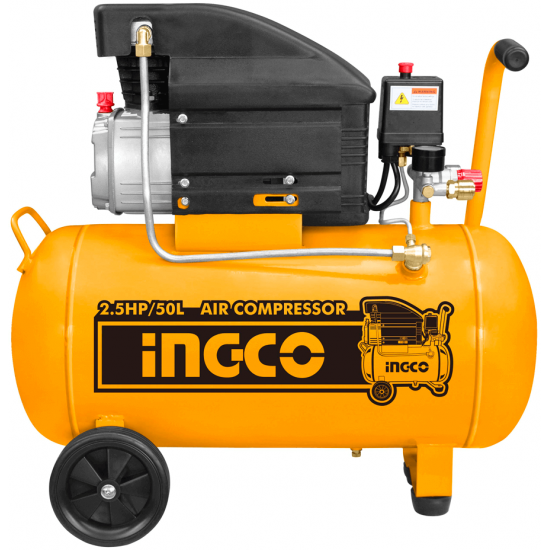 INGCO Αεροσυμπιεστής 50 Λίτρων (2.5 HP) AC25508 εως 6 ΑΤΟΚΕΣ ΔΟΣΕΙΣ