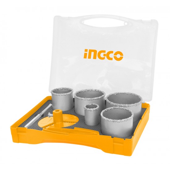 INGCO Ποτηροτρύπανα διαμαντέ μπετού σετ 5 τεμ. AKCH0071