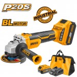 INGCO CAGLI11522 Επαγγελματικός Γωνιακός Τροχός Μπαταρίας 20V Li-Ion έως 6 ΑΤΟΚΕΣ ΔΟΣΕΙΣ INGCO CAGLI11522 Επαγγελματικός Γωνιακός Τροχός Μπαταρίας 20V Li-Ion έως 6 ΑΤΟΚΕΣ ΔΟΣΕΙΣ