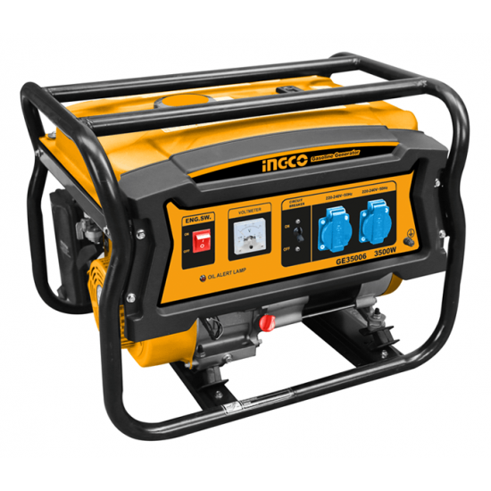 INGCO Γεννήτρια βενζίνης 3.5 KVA Industrial GE35006 εως 12 ΑΤΟΚΕΣ ΔΟΣΕΙΣ