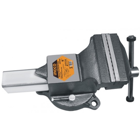 INGCO Μέγγενη Πάγκου Ατσάλινη 6" περιστρεφόμενη HBV046 εως 12 ΑΤΟΚΕΣ ΔΟΣΕΙΣ