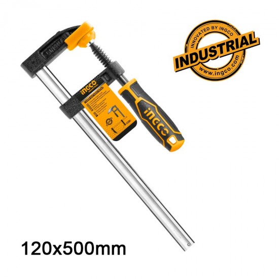 INGCO HFC021202 Σφυκτήρας Μαραγκών Βαρέως Τύπου Επαγγελματικός 120x500mm INGCO HFC021202 Σφυκτήρας Μαραγκών Βαρέως Τύπου Επαγγελματικός 120x500mm